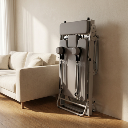 Máquina de pilates plegable con estructura de acero: tu estudio en casa