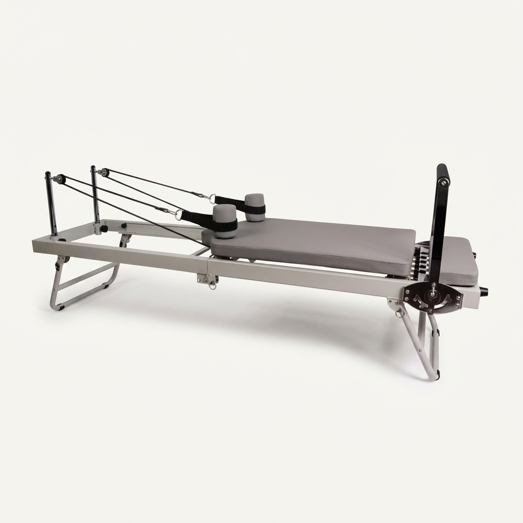 Máquina de pilates plegable con estructura de acero: tu estudio en casa