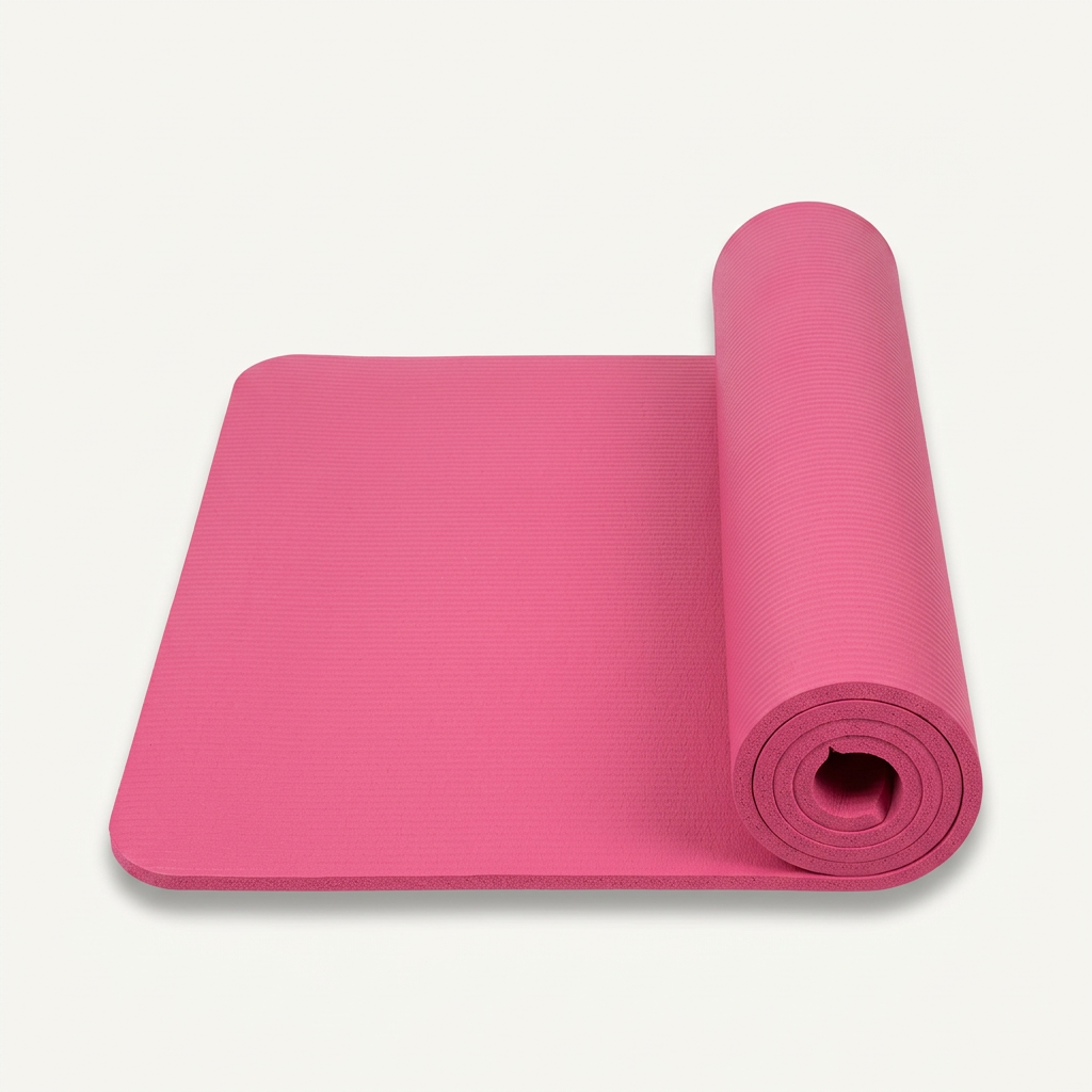Esterilla de yoga y pilates 180 x 60 cm con bolsa, correa y banda