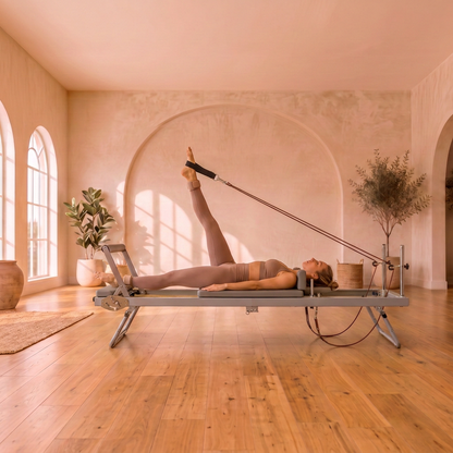 Máquina de pilates plegable con estructura de acero: tu estudio en casa