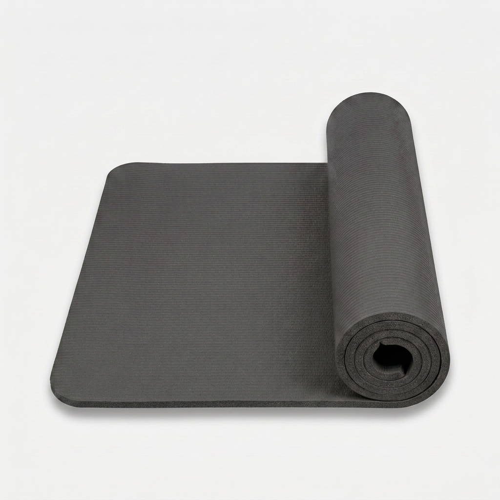Esterilla de yoga y pilates 180 x 60 cm con bolsa, correa y banda