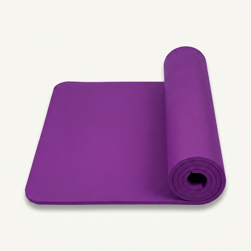 Esterilla de yoga y pilates 180 x 60 cm con bolsa, correa y banda