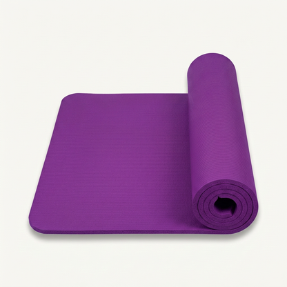 Esterilla de yoga y pilates 180 x 60 cm con bolsa, correa y banda
