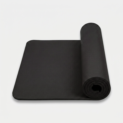 Esterilla de yoga y pilates 180 x 60 cm con bolsa, correa y banda
