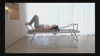 Máquina de pilates plegable con estructura de acero: tu estudio en casa